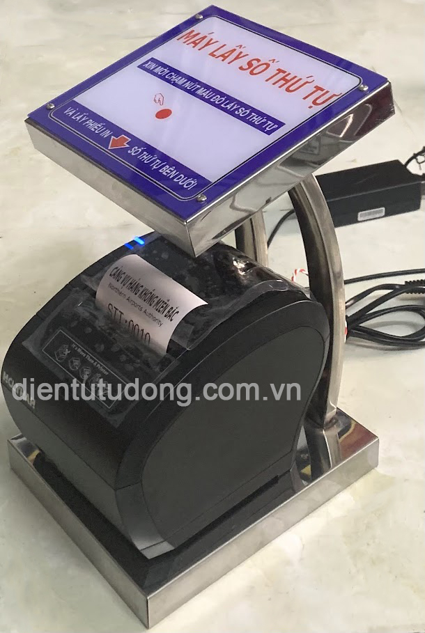 Máy lấy số thứ tự cho cảng hàng không miền Bắc tại Hà Nội